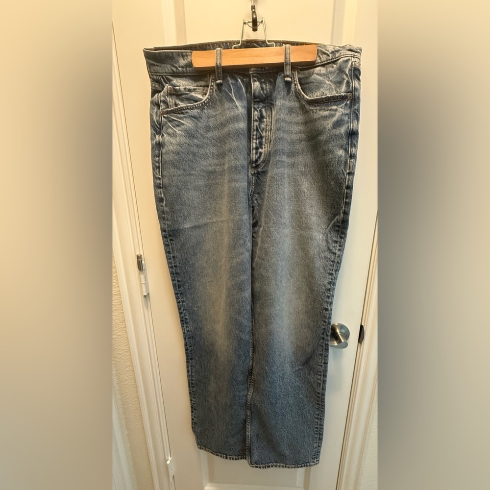 rag & bone High Rise Straight Jeans